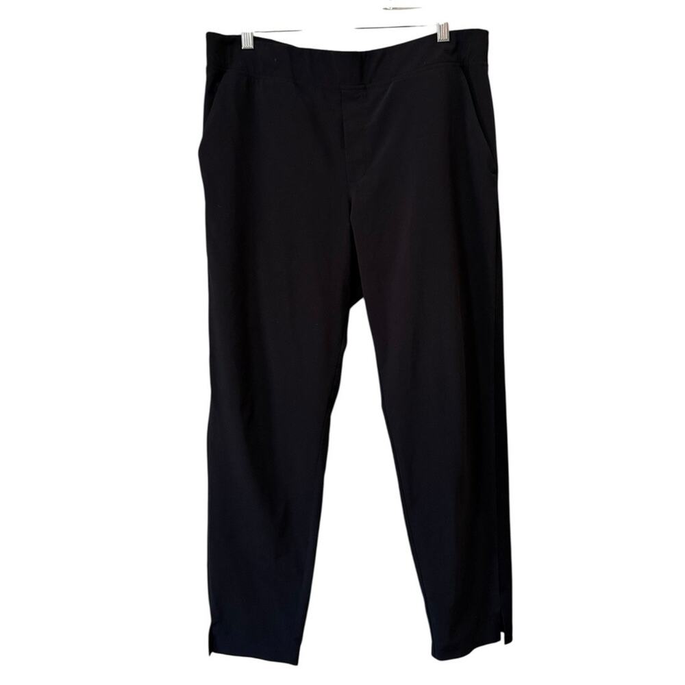 Athleta Brooklyn Ankle Pant‎ Jogger Women 14 Black Stretch LightweightAthleisure